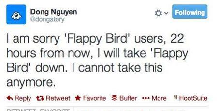 FlappyBird下架的原因是什么？游戏为何突然消失？